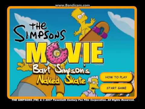 The Simpsons Movie Bart Game
